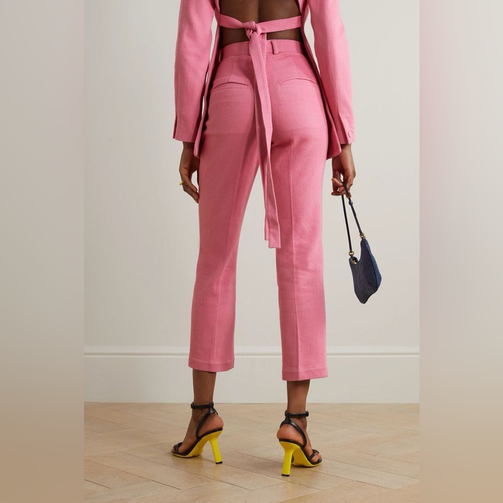 Thebe Magugu Pink Cigarette Trousers